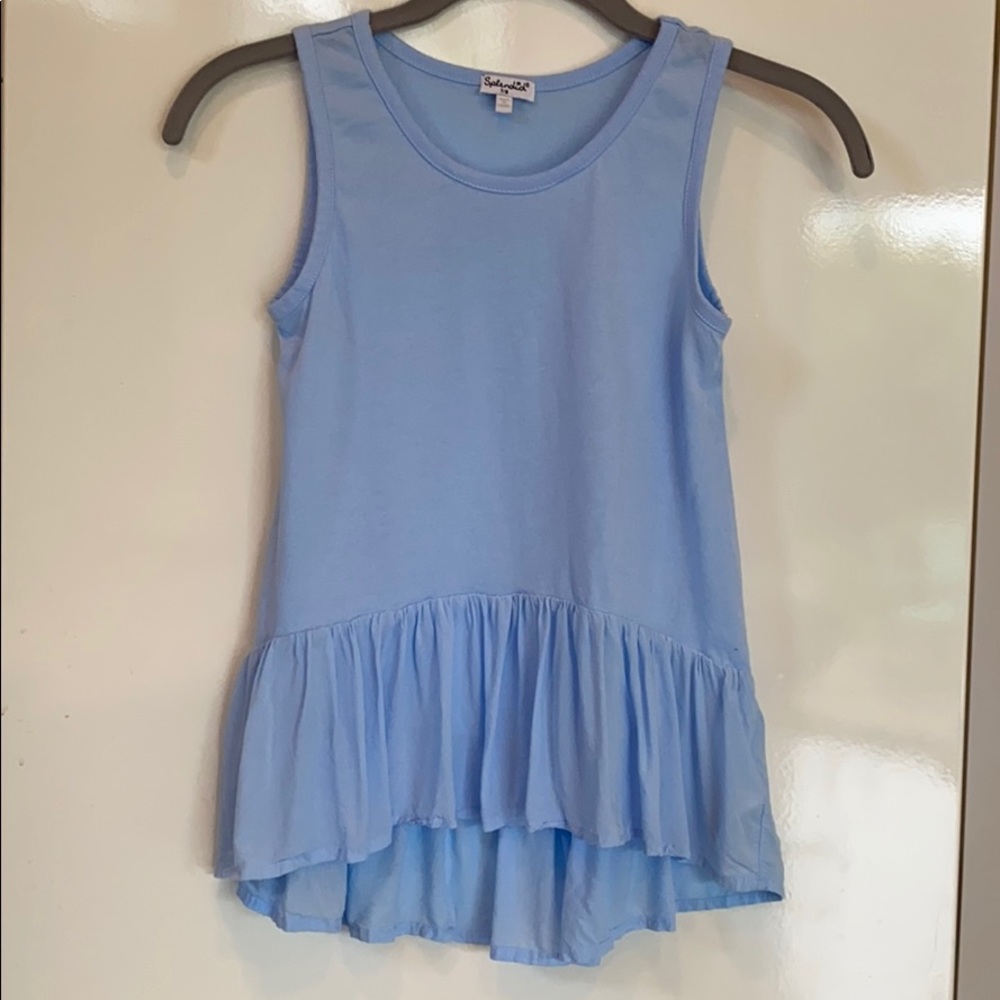 Splendid Ruffle Hem Top Size 7/8